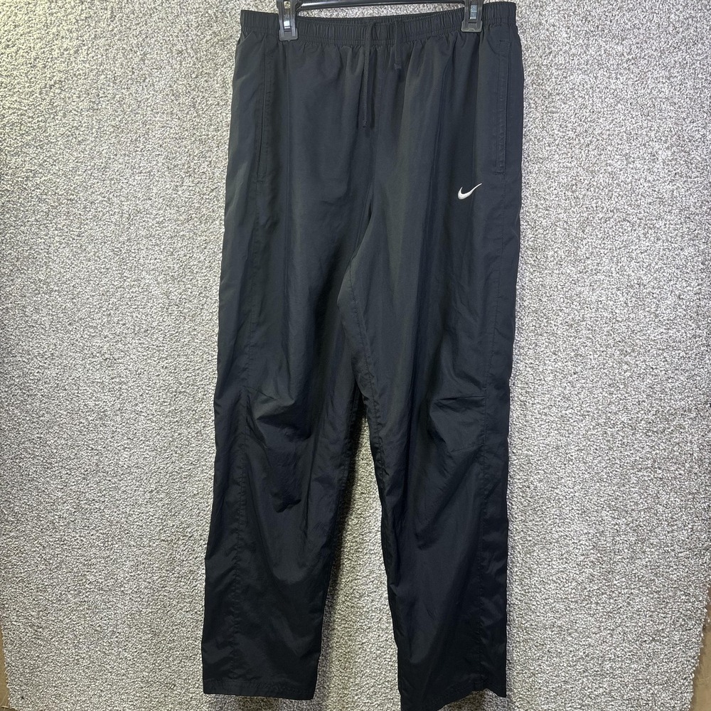 Nike Pants Mens Large Black Dri-FIT Track Lightweight Athletic Running Gym
